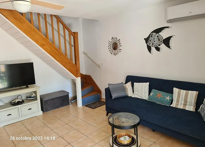 Villa Tout Confort Dans Residence Privee Avec Piscine A 500M De La Plage - Climatisation, Wifi, Parking